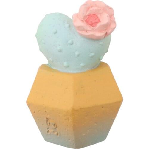 Resin Fridge Magnet Silicone Cute Cactus Creative Refrigerator Magnet for House Office Kitchen Whiteboard