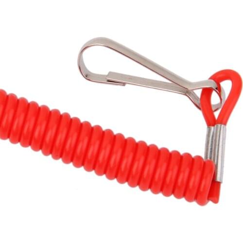 Engine Cord Lanyard Kill Stop Switch Safety Tether For Yamaha ATV Motorcycle