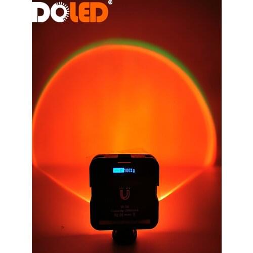 DOLED RGB Video Light LED Sunlight Rainbow Projection Lamp Magnetic Design for Photographic Lighting Photo Studio Live Stream