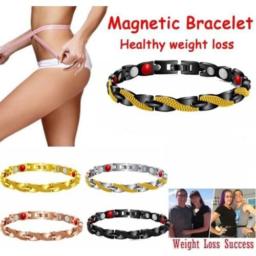 Twisted Healthy Magnetic Bracelet for Women Power Therapy Magnets Magnetite Bracelets Bangles Men Health Care Hot