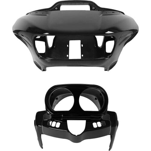 Motorcycle ABS Inner Outer Headlight Fairing Instrument Housing For Harley Touring Road Glide FLTRX 2015-2021 20