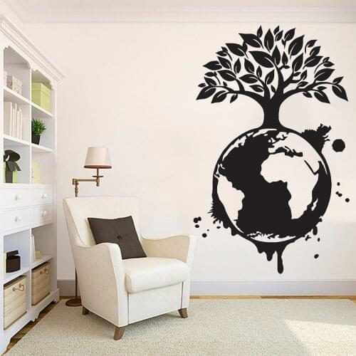 WILOWHKY Wall Stickers Trees