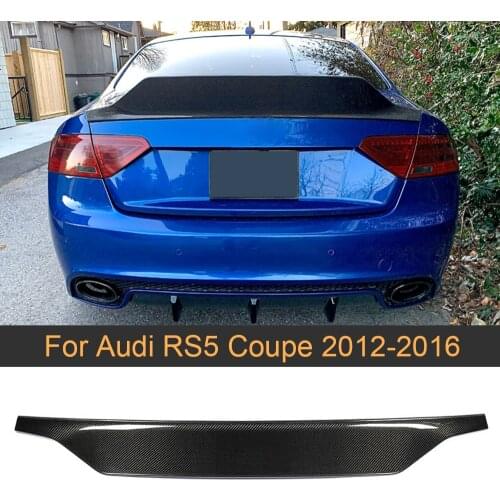 Rear Spoiler Wing For Audi RS5 Coupe 2012 - 2016 Carbon Fiber RS5 Rear Wing Spoiler Non A5 S5