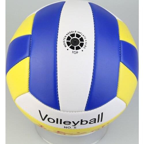 1pc Pro Student Volleyball PU Leather Match Training Ball Thickened Size 5