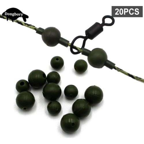 100Pcs Carp Fishing Accessories Shock Beads Rubber Floating Helicopter Chod Beads Rig Bore Shank Bead for Fishing Run Rig Tackle