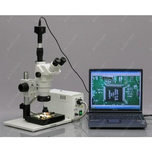 AmScope Supplies Ultimate 3.35x-45x Trinocular Stereo Zoom Microscope