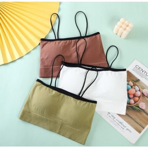Underwear Women Bra Seamless Sexy Vest Womens Tube Top Female Wireless Brassiere Breathable Thin Bralette Beautiful Back Sling