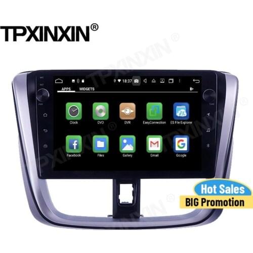 Carplay Car Radio 2 Din Stereo Screen Bluetooth Android For Toyota Vios Yaris 2014 2015 2016 2017 IPS GPS Player Audio Head Unit
