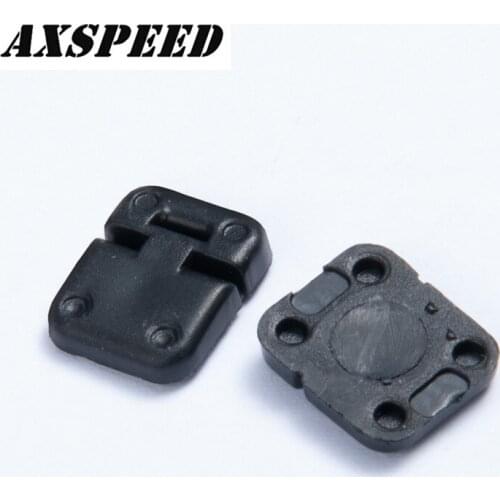 Black 1/10 RC Plastic Car Door Hinges For Car Parts Crawler TRX-4 Remote Control Toys Parts Accessories