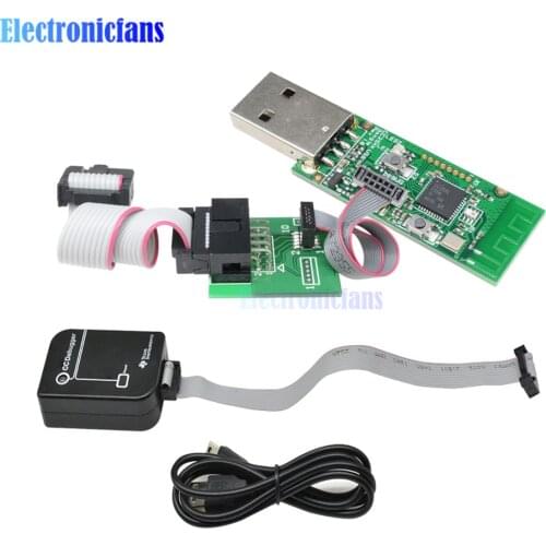 Zigbee Emulator CC-Debugger USB Programmer CC2540 CC2531 Sniffer Wireless Bluetooth 4.0 Module Connector Downloader Cable