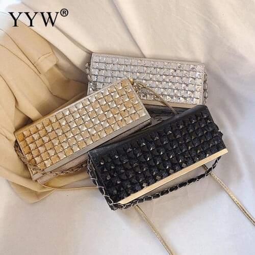 Faux Rhinestones Clutch Wedding Elegant Handbags Bridal Clutches Wedding Party Dress Purse Ladys Handbag Purse Crossbody Chic