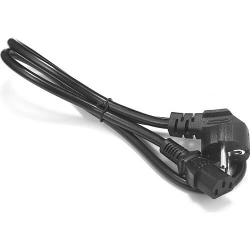 20pcs Projector Power Cable 1m 1.5m 1.8m 1mm EU IEC C13 Power Supply Cord For PC Computer Monitor PSU Antminer Printer LG TV