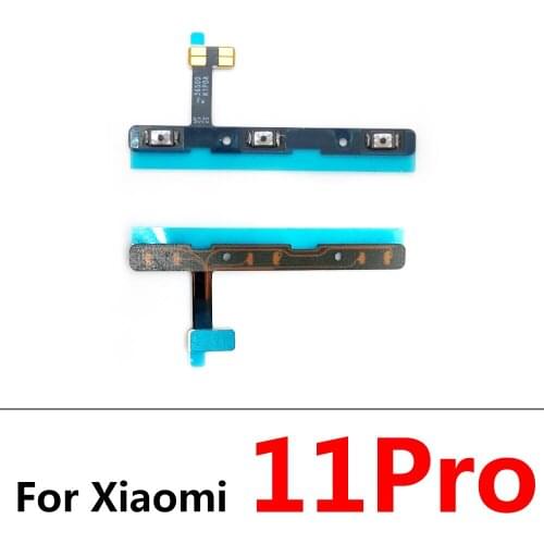 New For Xiaomi Mi 10 Mi10 Pro Lite 10T Power on/off Volume Key Button Flex Cable Ribbon For Xiaomi Mi Note 10 Pro