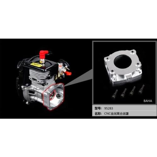 CNC Alloy Manifold Clutch Cover Set for 1/5 HPI Rovan KM Baja 5B 5T fit 32CC 36CC 45CC Engine