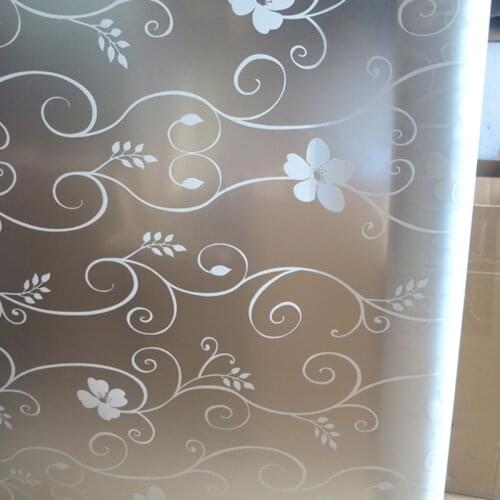 Window Sticker Privacy Protection Self Adhesive Home Decor Glass Stickers for Bathroom Living Room CFE