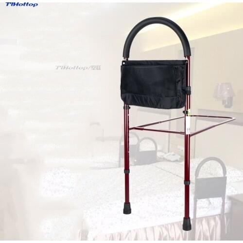 Bed Assist Bar with Storage Pocket and Height Adjustable Bed Rail for assistance getting in and out of bed at home YJ-2098
