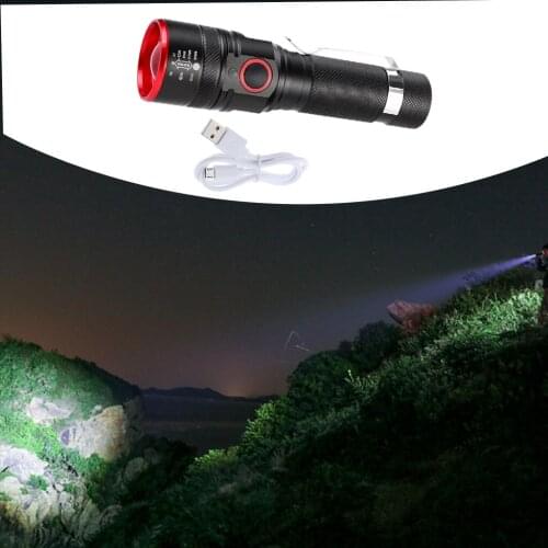 Portable High Lumen Flashlight LED Flash Light Waterproof Super Bright Torch Handheld Pocket Lamp for Camping Emergency Outdoor