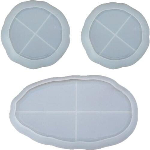 DIY Ashtray Tray Epoxy Resin Silicone Mould Jewellery Plate Fruit Dish Handmade Crafts Supplies Jewelry Making Tools
