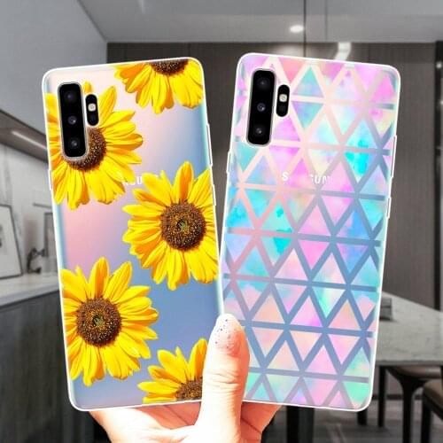 Cactus Flower Tree Leaves Unicorn Cat Silicone Case Cover For Samsung M51 M31 M11 M21 M30S M10 M20 M40 NOTE 20 Ultra 10 Pro 9 8
