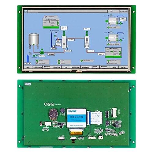 Embedded/ Open Frame 10.1" HMI Touch Screen Display With 3 Year Warranty