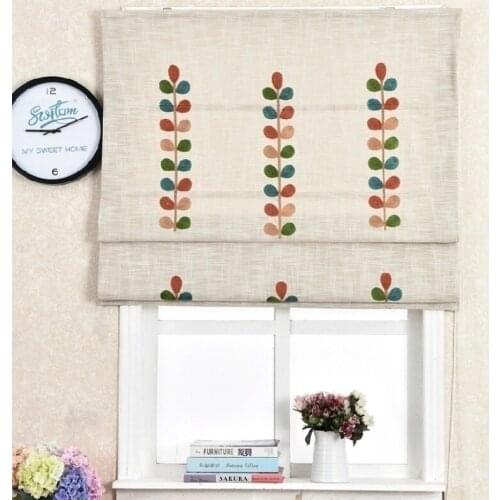 High Quality Roman Blinds Window Curtains Blackout Or Light Filtering Fabric Model RM25 Designs Manual Chain Control Customize