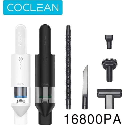Youpin COCLEAN Cleanfly Handheld Vacuum Cleaner FV2 for Car home Portable Wireless Dust Catcher 16800PA Strong Cyclone Suction