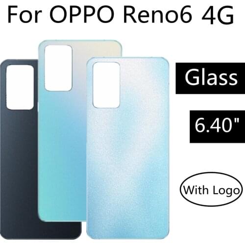 For OPPO Reno6 4G Battery Back Rear Cover Door Housing For OPPO Reno 6 Battery Back Cover Replacement