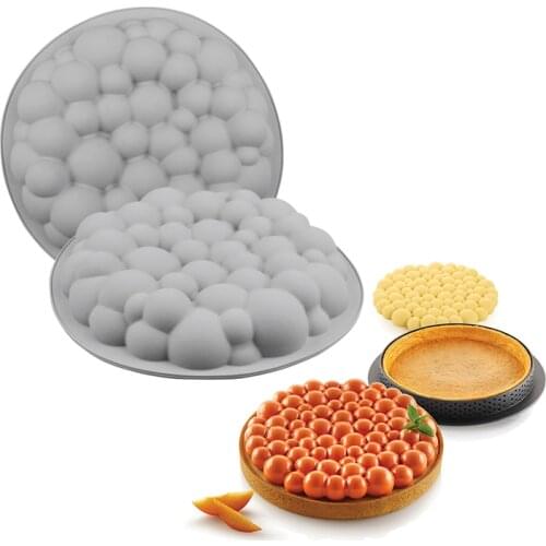 1PCS Round Cloud Shape Silicone Cloud Bubble Mousse Cake Mold Dessert Silicone Cake Mousse Mold Art Decoration Cake Tools