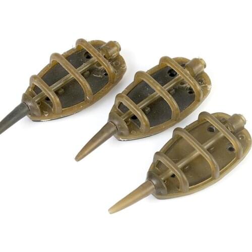 Carp Fishing Method Feeder 20/25 / 35g Mold Fishing Tool Plastic Baiting Accessories Practical Outdoor Fishing Thrower Supplies