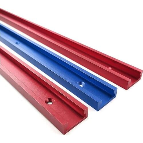 30 Type T-Slot Miter Track Jig Fixture Slot Connector Aluminum Alloy Woodworking Chute Rail 300-800MM DIY Tools