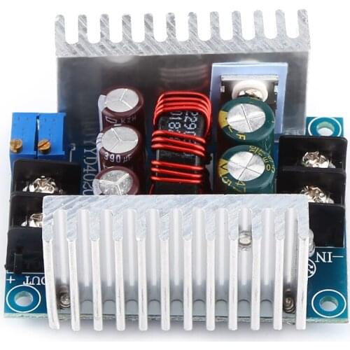 300W 20A DC-DC Buck Converter 6V To 40V Step-down MOS Tube Module Constant Current LED Driver Stable Output Low Ripple Home Tool