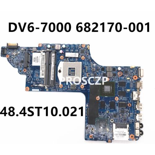 For DV6 DV6-7000 Laptop motherboard 682170-001 682170-501 685551-001 11254-2 48.4ST10.021 48.4ST10.031 HM76 GT630M working well