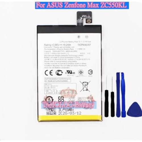 New High Quality C11p1508 5000mAh Battery For ASUS Zenfone Max ZC550KL Z010AD Z010DD Z010D Z010DA