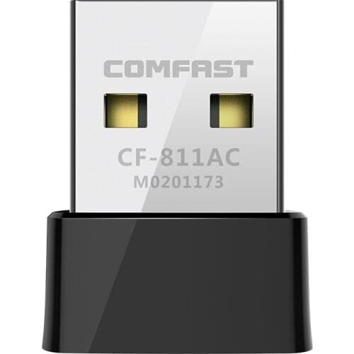CF-811AC 650Mbs USB Wireless 2.4G&5G Wifi Adapter High Speed Network Card RTL8811 Dual Band 802.11 AC Antenna for Laptop
