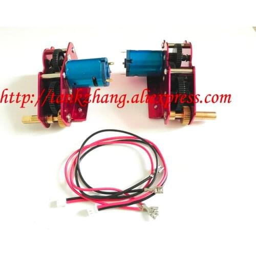 HENGLONG 1:16 RC tank 1/16 tank spare parts No. Red Driving gearbox -bearing version C-middle/low 48mm left/right different
