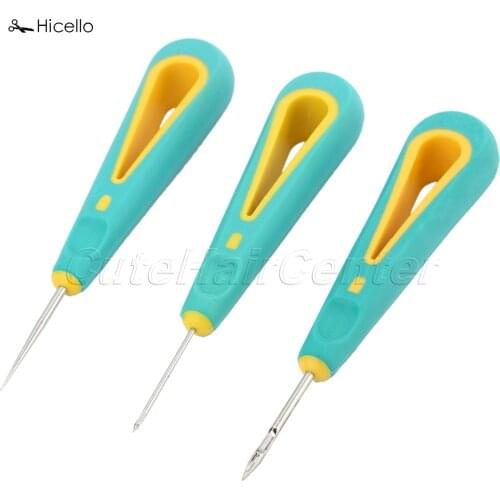Hicello 1PC Awl Hook Needle Steel Stitcher Sewing Needle Set Detachable Repair Shoes Bags Tool Hand DIY Tool 13.6cm artesanato