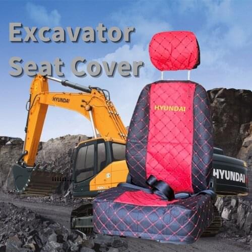 Excavator Seat Cover for CATERPILLAR HYUNDAI DOOSAN HIACHI KATO KOBELCO SUMITOMO Protect the Seat Cushion Decoration Komatsu