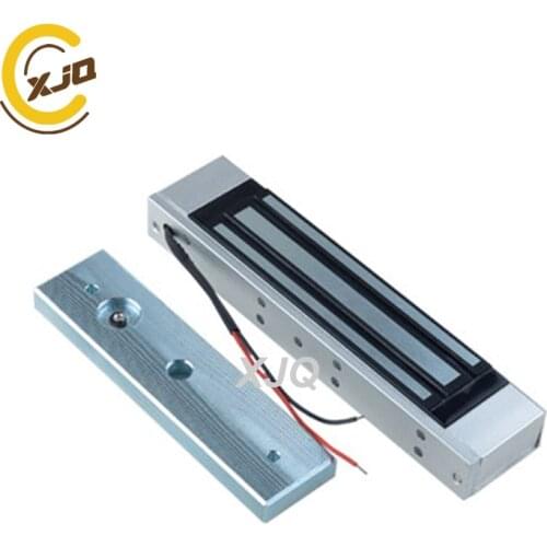 XJQ 280kg 600lbs Magnetic Lock Signal output Electric Access Control Electromagnetic Single Electronic Locks with 5 wire