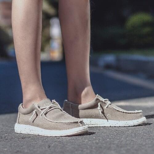 2021 summer mens canvas shoes lightweight breathable casual shoes fashion vacation mens shoes