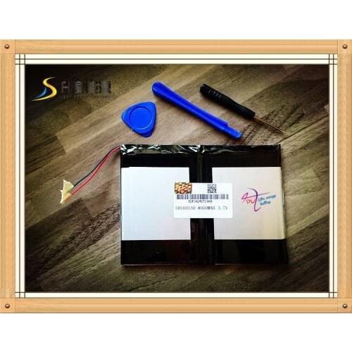 7 inch Tablet PC battery 50100130 3.7V 8000mAh high capacity battery flat