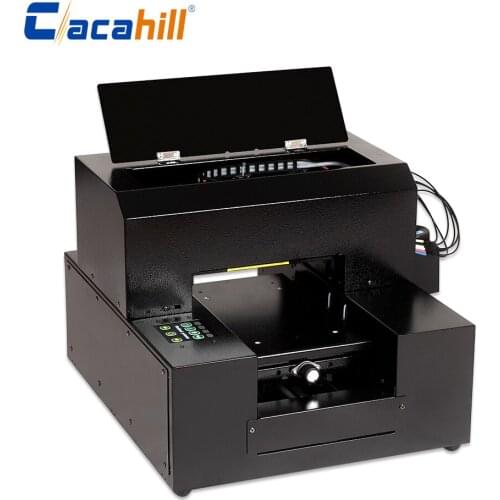 Industrial flatbed printer 6-color inkjet UV high definition for mobile phone case/acrylic/glass/metal/plastic/label printing