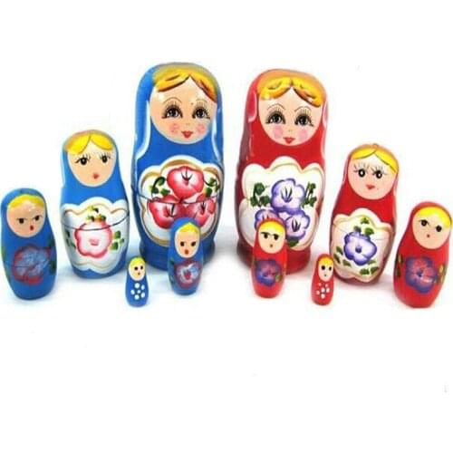 Russian Nesting Doll 6set/5set Blank Matryoshka Matreshka Wood Unpainted DIY Handicraft B99