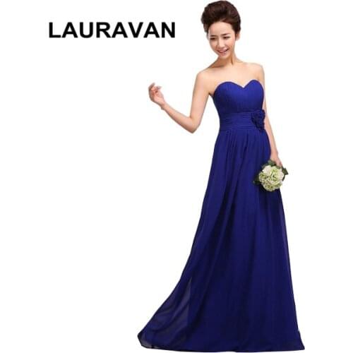 Vestido longo rosa womens a line plus size sweet 16 sexy floor length long royal blue bridesmaid dresses gowns for guest