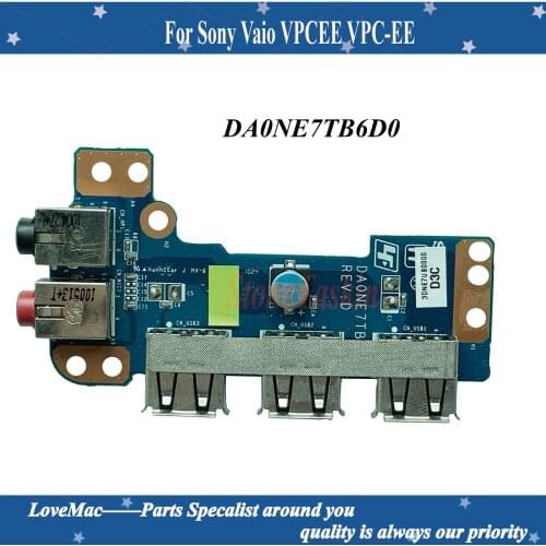 High quality DA0NE7TB6D0 for Sony Vaio VPCEE VPC-EE Laptop Audio USB Adapter Board 100% Tested