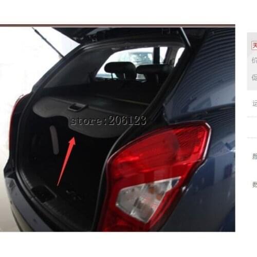 Highquality!Rear Trunk Security Shield Cargo Cover trunk shade security cover for SsangYong Rexton/II/W 07-10.11-14.15 Shipping