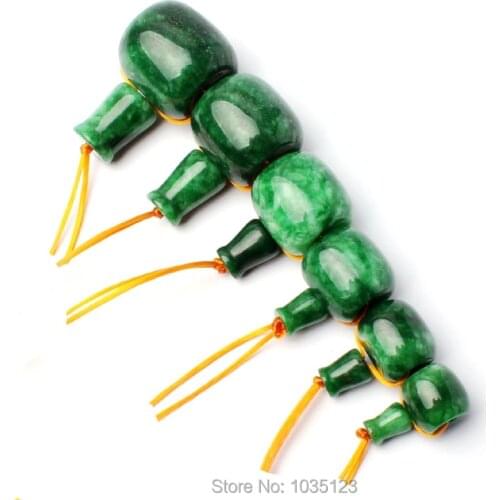High Quality Snooth Natural Green Jades Column Shape 12/14/16/18/20mm Necklace Bracelet Jewelry Gems Loose Beads wj301