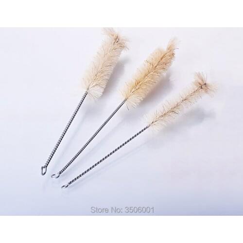 10pcs Test tube brush,Small/Medium/Large,Laboratory brush
