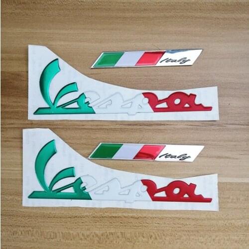3D Italy Sticker Motorcycle Tank Decals Italia flag Stickers Case for RV4 RSV4 Vespa GTV GTS LX 125 250 300