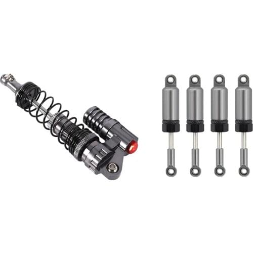 6 Pcs Shock Absorber Alloy Rc Shock Damper RC Car Part, 2 Pcs A & 4 Pcs B