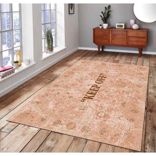 KEEP OFF 7 Classic Patterned Carpet , Fan Carpet Non Slip Floor Carpet,Teens Carpet,Area Rug